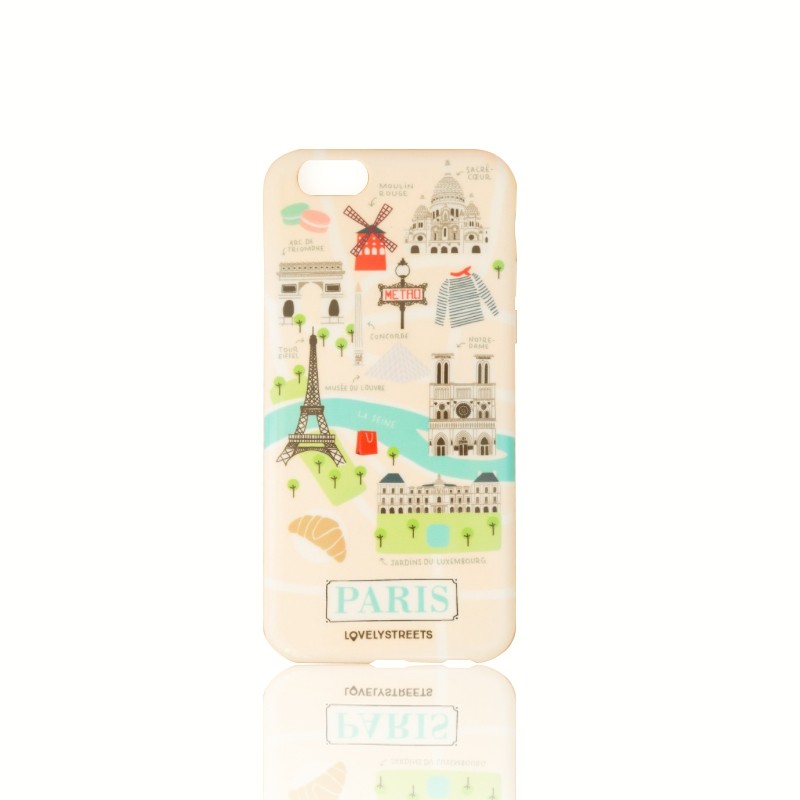 accesorios Carcasa Viajera Iphone 6/6S Paris Lovely Streets