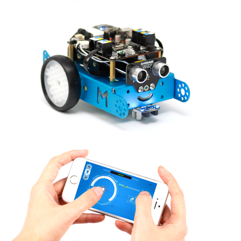 La educación en el instituto y el colegio para robótica tiene en los robots mBot un gran aliado